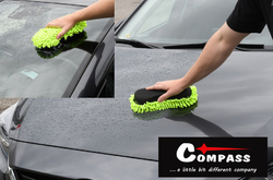 Mikrovláknová mycí houba se sítěnou