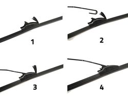 Stěrače Octávia /Fábia  530/475mm GREEN FLAT