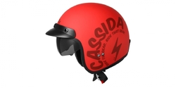 PŘILBA OXYGEN GEAR, CASSIDA - ČR (ČERVENÁ MATNÁ/ČERNÁ)