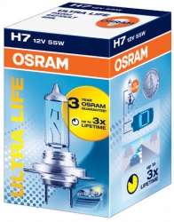 OSRAM Ultra Life H7 55W PX26d - 2ks  OSRAM Ultra Life H7 55W PX26d - 2ks